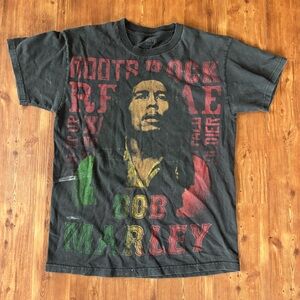 Bob Marley Graphic T-Shirt - Black